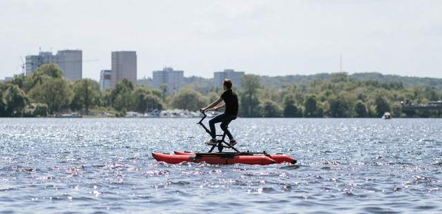 Wasserfahrrad mieten (Tour)
