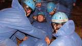 Bergwerk Mine Höhle Stollen Teamtraining Team