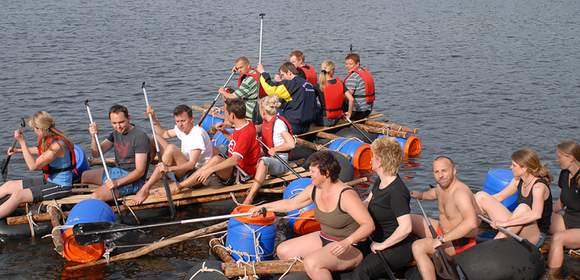 Teambuilding auf dem Wasser