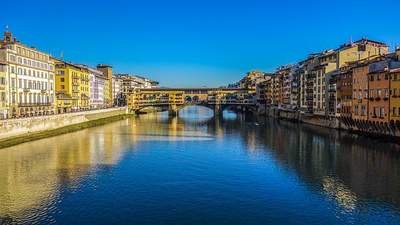 Incentive Reise Gruppenreise Italien Florenz bebaute Brücke