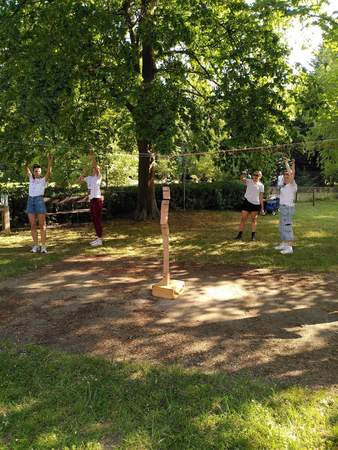 Teamrallye: ein Parcours - viele Spiele