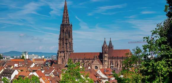 Blick aufs Freiburger Münster
