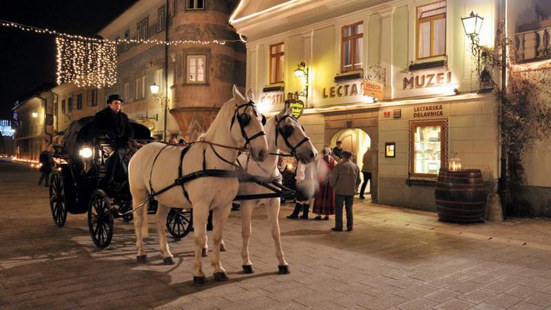 Kutschfahrt mit Lipizzanern