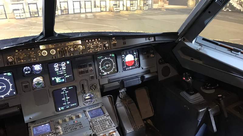 Cockpit Flugzeug
