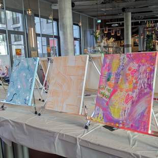 Abstrakte Kunstwerke