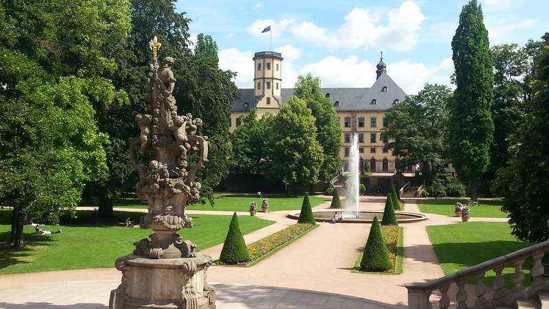Fulda, Floravase, Schlosspark, Stadtschloss