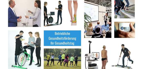 Collage Betriebliche Gesundheitsföderung