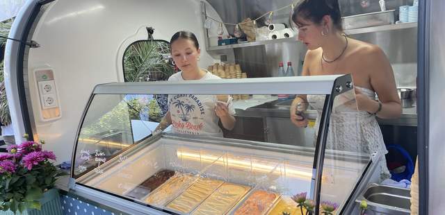 Eisdiele auf Rädern