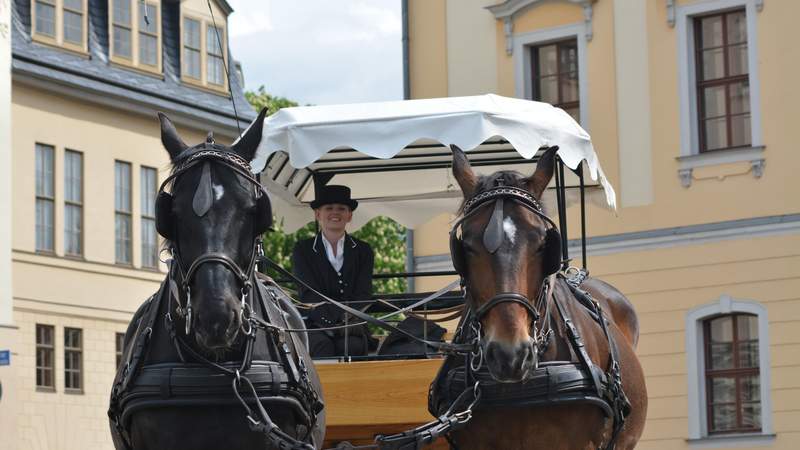 Stilvoller Transfer durch Weimar