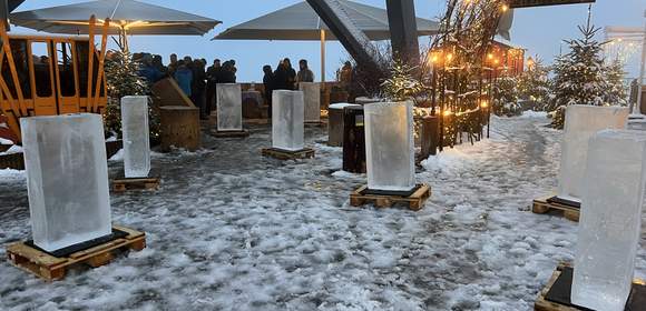 Eisschnitzen Weihnachtsanlass