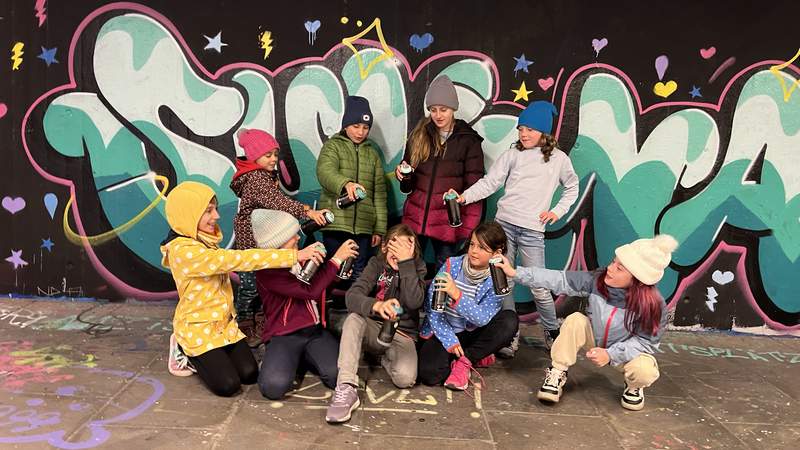 Graffiti-Event zum 9. Geburtstag: Graffiti Azubi Event