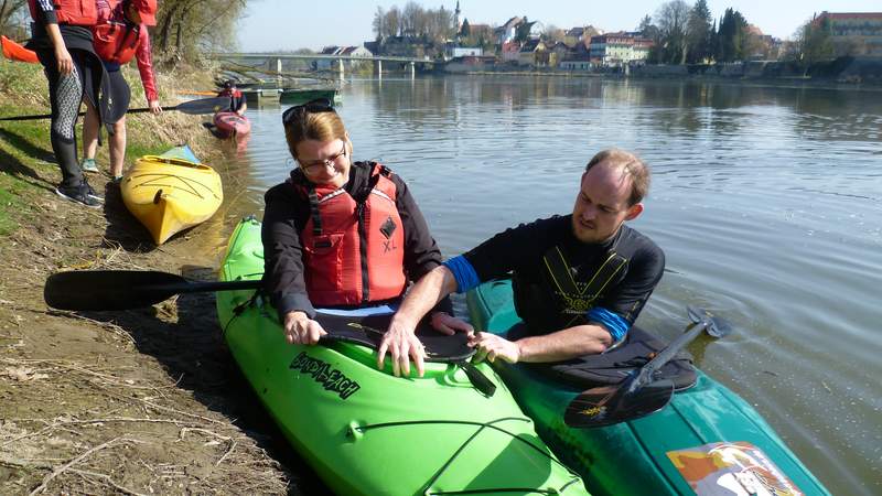 Kajak- und Kanadierkurs in Niederbayern