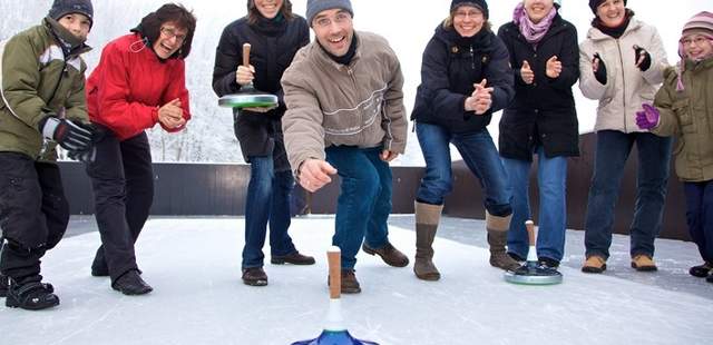 Winterzauber auf dem Eis