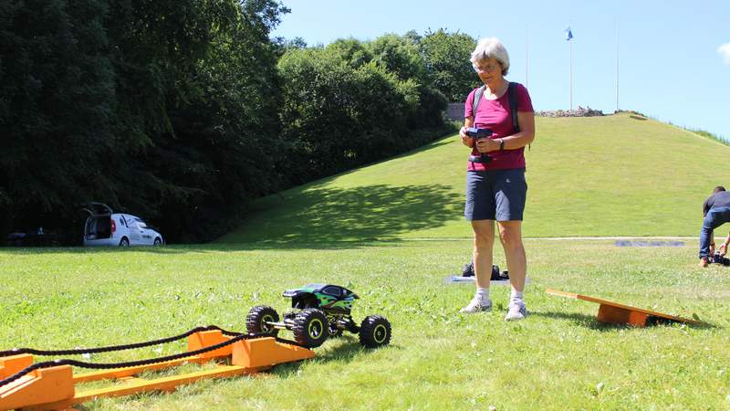 RC Car-Event, Crawler-Parcours, Mitarbeitermotivation