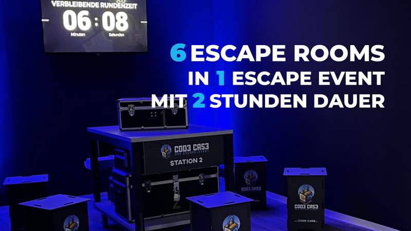 CODE CASE - das Escape -Event Escape-Room