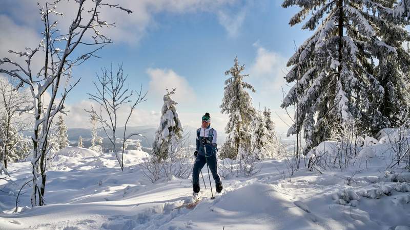 Schneeschuhwandern in Niederbayern