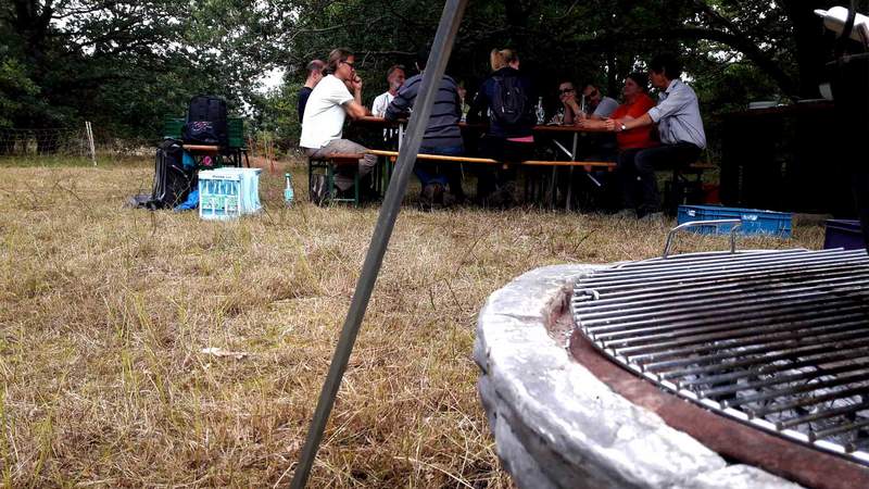 Gemeinsam Essen nach dem Schafe hüten