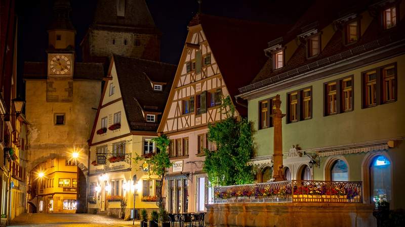 Weihnachtsmarkt in Rothenburg ob der Tauber
