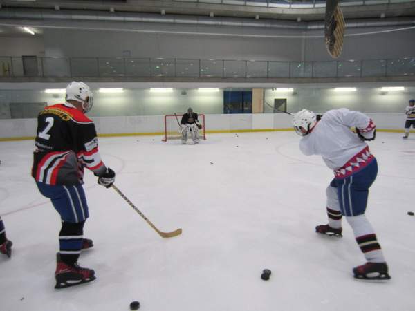 Eishockey Training Team Teambuilding