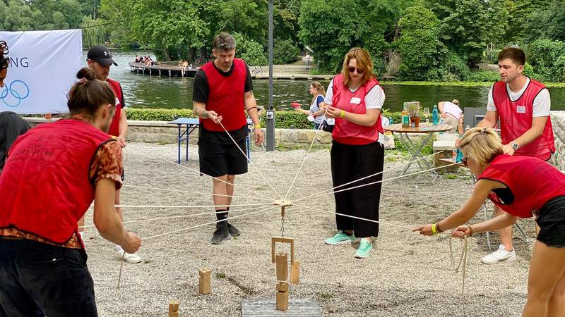 Spiel: Team Turmbau