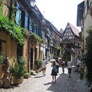 Eguisheim hat eine bezaubernde Altstadt