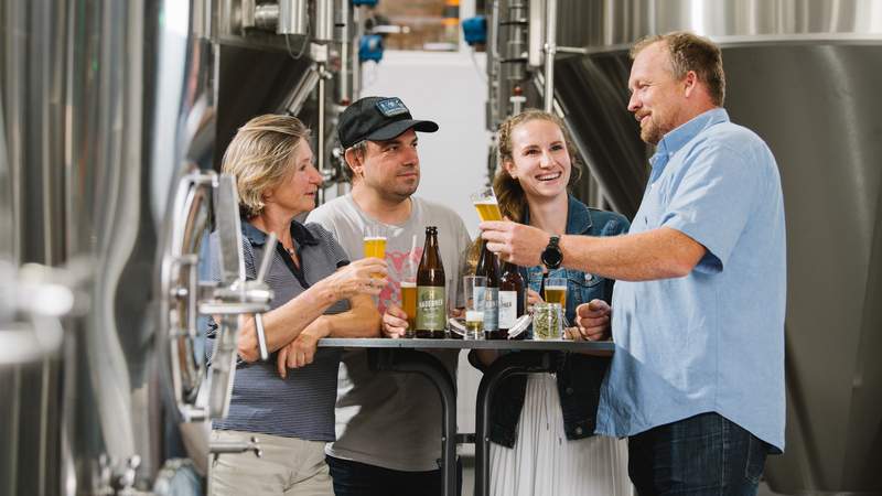 Brauereiführung durch eine Bio-Brauerei